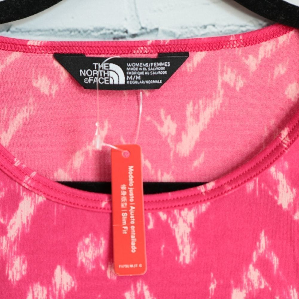 NEW The North Face pink  t-shirt size M - Picture 2 of 7